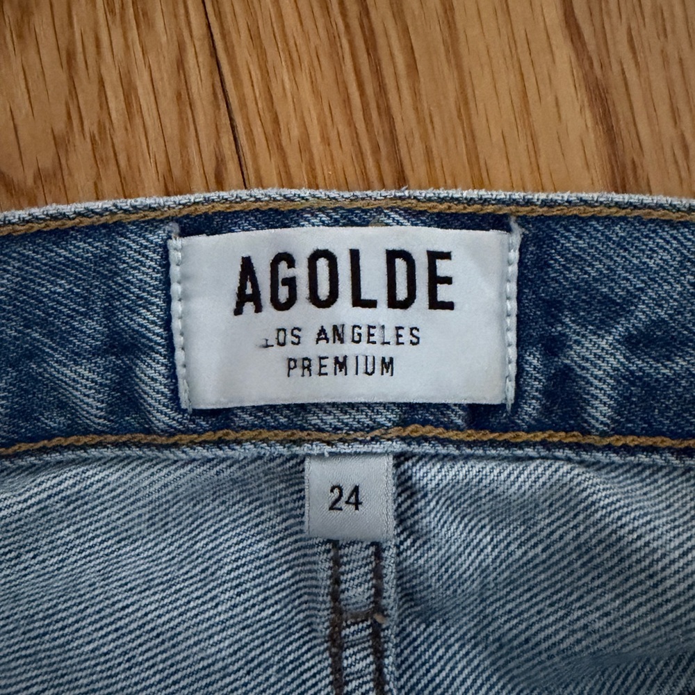 Agolde Parker denim shorts Size 24 - Picture 8 of 11